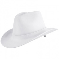 White Cowboy Hard Hat